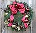 The Wreath Depot Easton Christmas Wreath 24 Inch, Elegant Designer Holiday Door Wreath, Designed in USA, White Gift Box Included