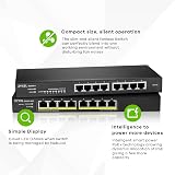 Zyxel 8 Port PoE Switch Smart Managed Gigabit Ethernet 8x PoE+ 60W NebulaFlex view 3