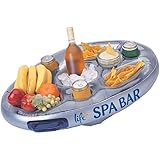Life Floating Spa Bar Inflatable Hot Tub Side Tray for Drinks and Snacks