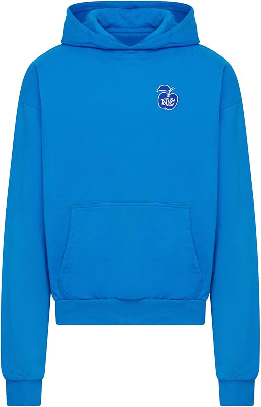 Sweat à Capuche Big Apple NYC Ultra Heavy Cotton Box - Sweat à Capuche surdimensionné en Coton Lourd - Streetwear pour Les Loisirs et Le Quotidien