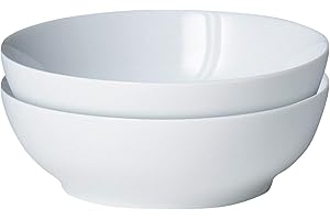 Denby 11048807 White by 2 Piece Cereal Bowl Set
