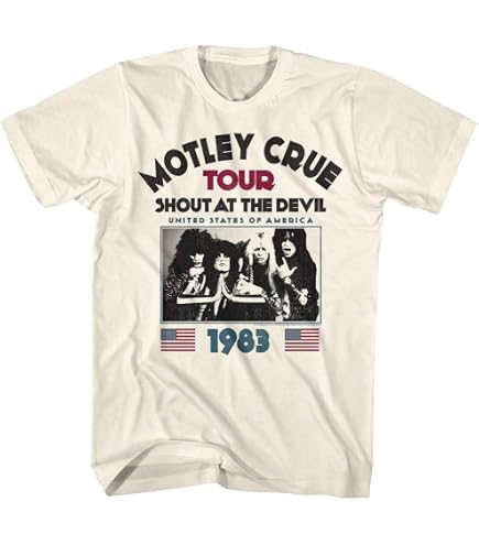 Amazon.com: Mötley Crüe – The Final Tour Caricature T-Shirt, Men's
