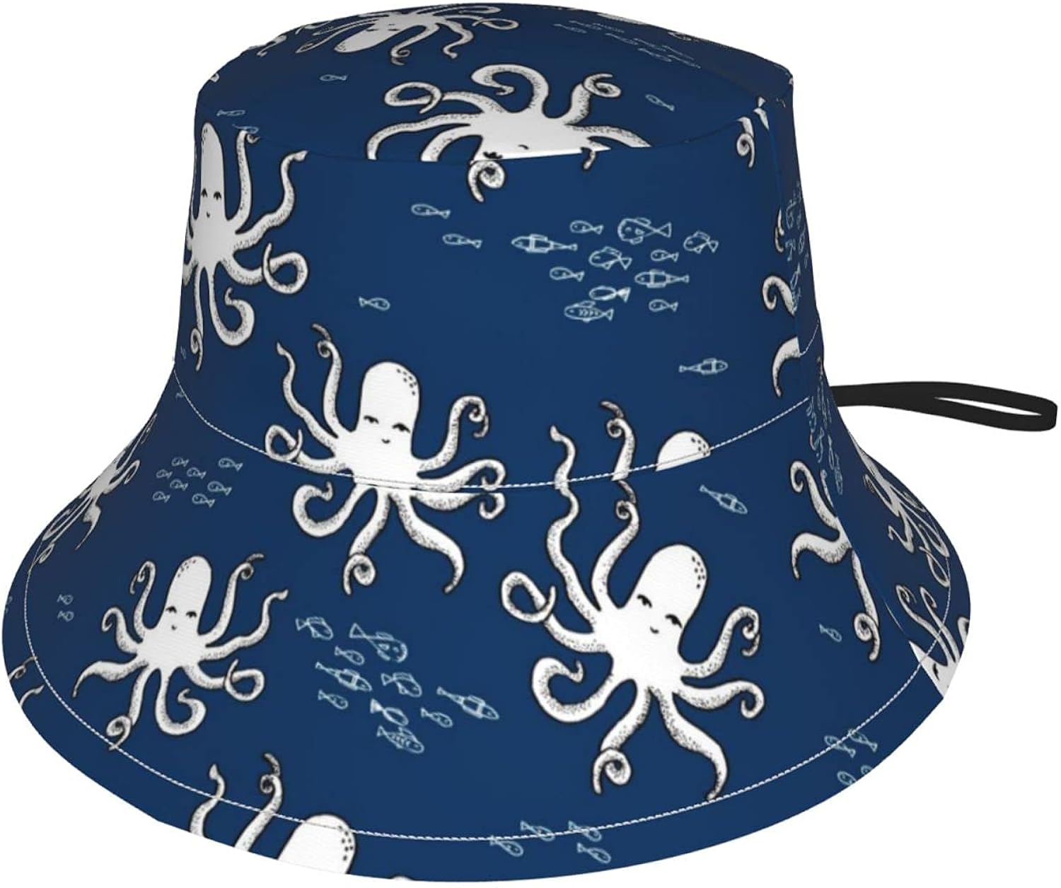 Octopus Ocean Fish Kids Nautical Ocean Bucket Hat Summer