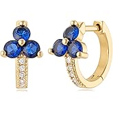 MYEARS Women Earrings Gold Huggie Hoop Ear Stud Cuff 14K Small Simple Hypoallergenic Everyday Jewelry