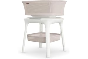 UPPAbaby Soma Smart Bassinet – 5 motions + 5 speeds + 4 sounds with MotionSync Technology – Height Adjustable – Included Matt