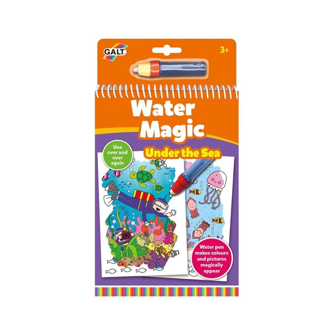 Galt Toys, Water Magic - Under The Sea, Colouring Books for Children, Ages 3 Years Plus