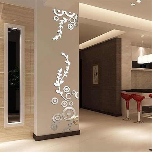 Amazon Com Tifenny Diy 3d Mirror Acrylic Wall Stickers Fashion