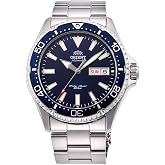 ORIENT Kamasu/Mako III Men's Automatic Manual Winding Sports Steel or Silicone Divers' Watch with Screw Crown and Sapphire Crystal