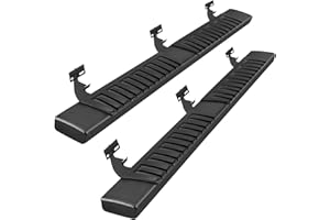 PZ 6 Inches Running Boards Compatible with 2009-2018 Dodge Ram 1500 Crew Cab(Incl 2019-2024 1500 Classic),2010-2024 Ram 2500 3500 Black Aluminum Alloy Truck Side Step Nerf Bars