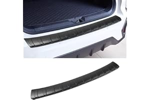 Hugeek Car Rear Bumper Protector fit for 2015-2020 Subaru Outback Accessories Back Trunk Door Sill Cover Scuff Plate Strip Guard Protection (for Subaru Outback 2015-2020 (Black))