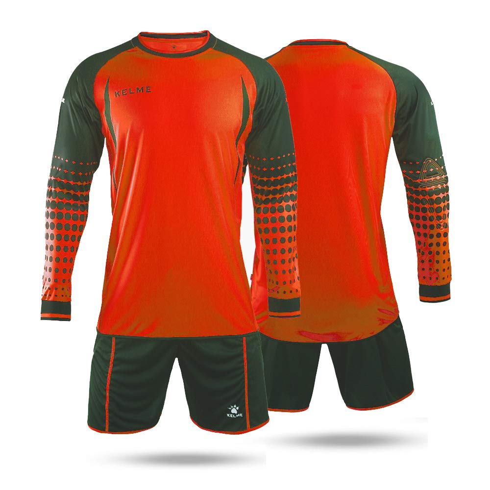 Buy Men Goalkeeper Padded Jersey and Shorts,Youth Soccer Goalie Shirts