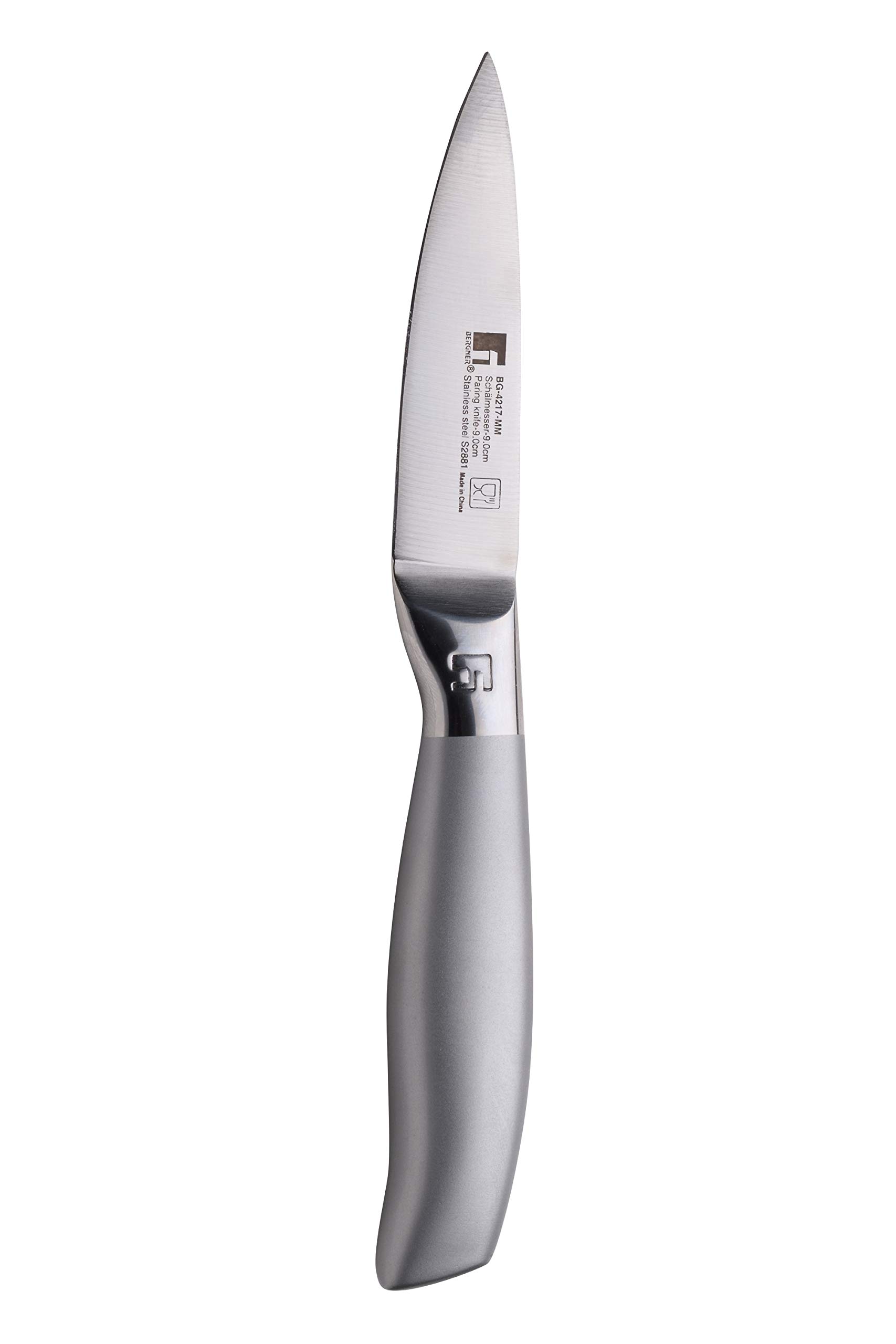 Bergner Uniblade Paring Knife, Silver, 9 cm