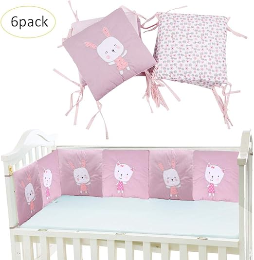 Lit Bebe Autour De Combinaison Smallpocket 6pcs Tour De Lit Bebe Enfant Coussin Protection Tour De Lit Anti Cogner Peluches Doudou Bebe Puericulture