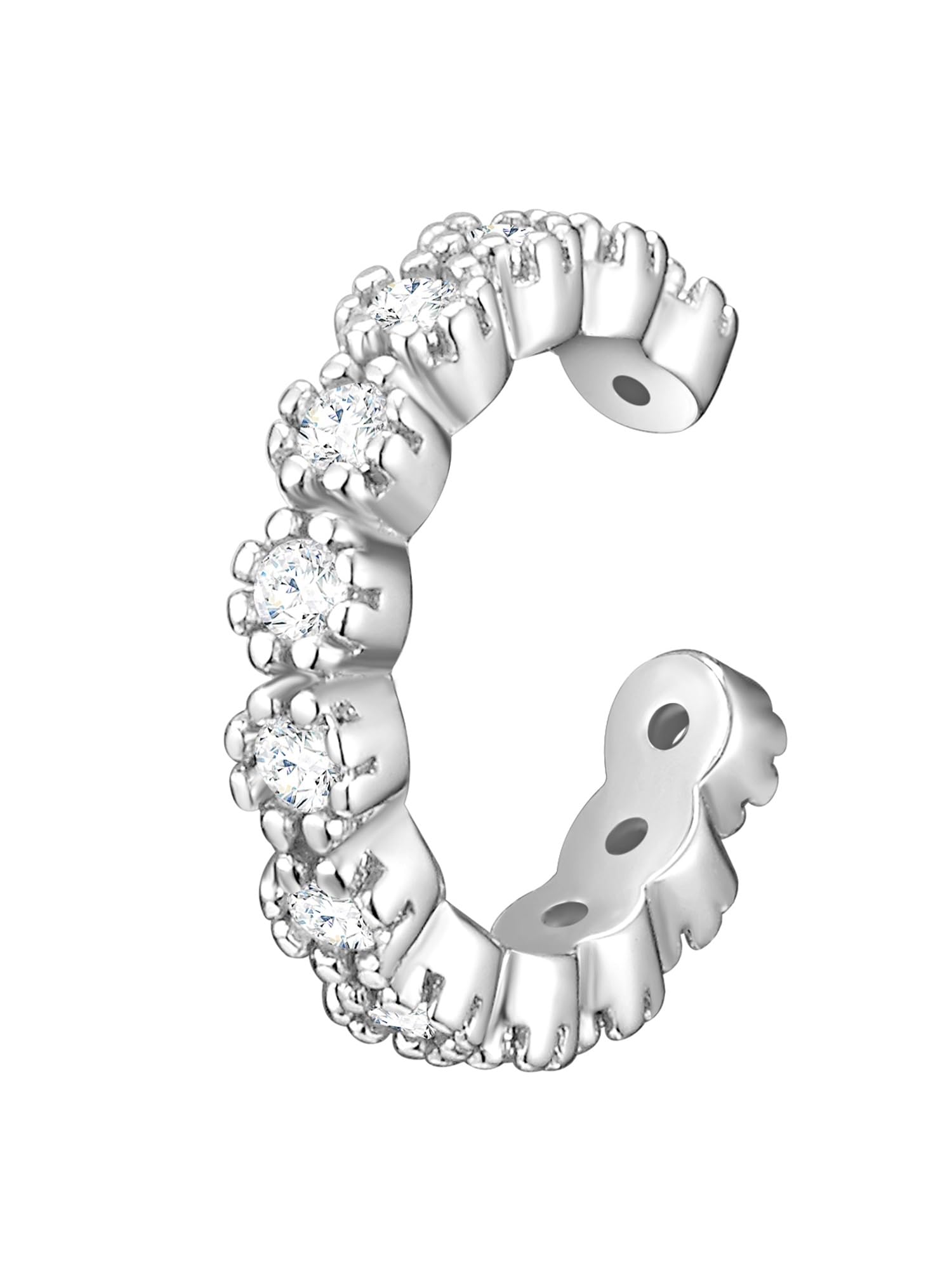 Glanzstücke München Female 925/- Sterling Silver Zirconia Ear cuff