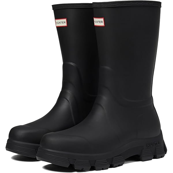 Amazon.com | Hunter Men's Orford Rain Boot, Black, 7 | Rain