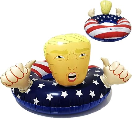 Donald Trump Amerikanische Flagge Schwimmbad Float Aufblasbare Schwimmen Float Pvc Aufblasbare Beach Party Pool Party Im Freien Spielzeug Amazon De Sport Freizeit