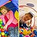 kiddzery Plastic Air Filled Balls for Pits 200 Pack | Crush Proof, Durable, BPA & Phthalates Free, Colorful | for Indoors & Outdoors, Play Tents, Kiddie Pools, Playpen, Jumping Castles, Bounce Houses