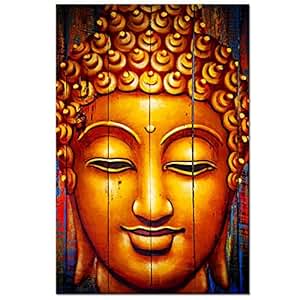 Amazon.com: Classical Buddha Canvas Wall Art, Buddha Prints with Frame