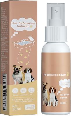 Spray de defecação para treino, para necessidades de animais, ajuda para treino de animais, indutor de defecação para várias raças
