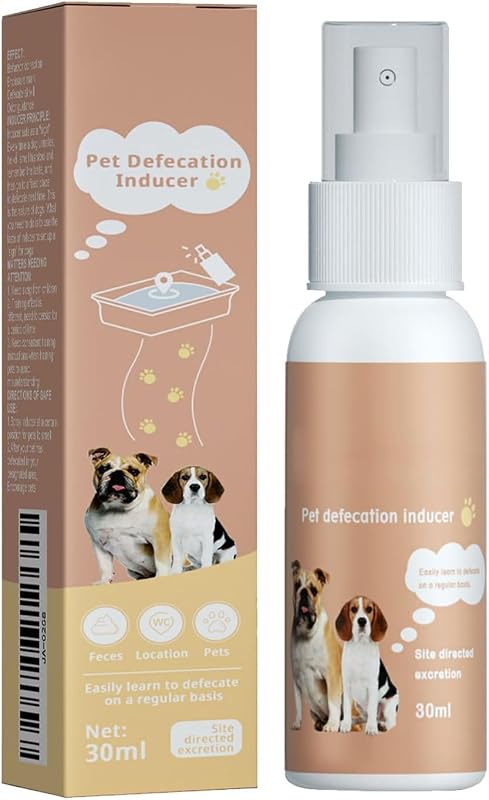 Spray de defecação para treino, para necessidades de animais, ajuda para treino de animais, indutor de defecação para várias raças