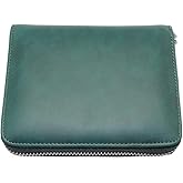 boshiho RFID Blocking 24 Slot Credit Card Holder Wallet Real Leather Multi Card Organizer Wallet with Zipper