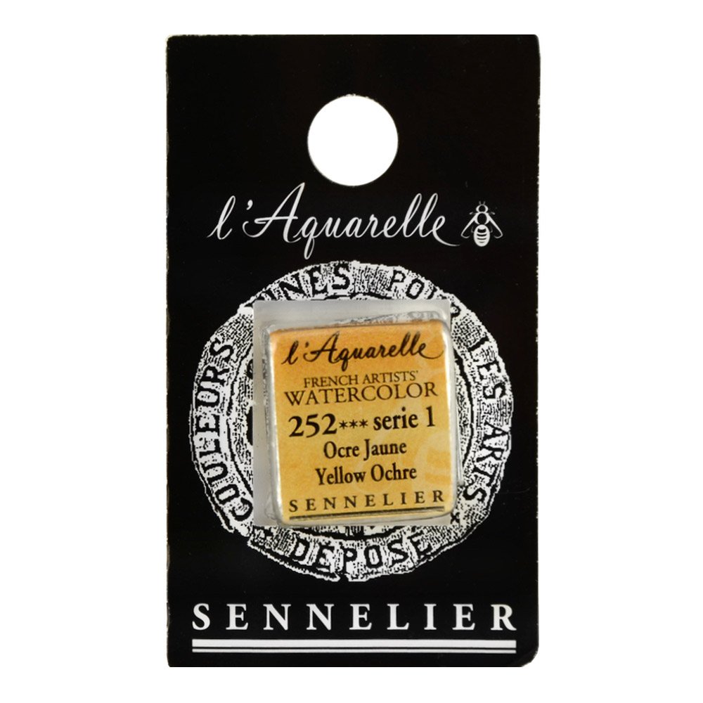 Sennelier Watercolour 1/2 Pan S1 - Yellow Ochre