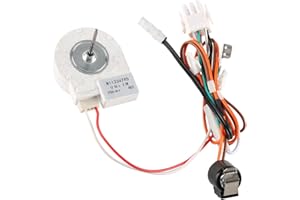SALUGRE OEM W11334745 Refrigerator Evaporator Fan Motor Compatible with Whirlpool Maytag Amana IKEA JennAir KitchenAid Fridge, Replaces W10252866 W10252870 W10276647 W11050039 WPW10276647 4961178, etc.