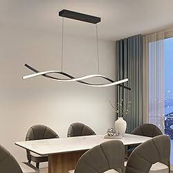 Matven Modern Ceiling Pendant Light, Dimmable LED