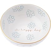 Karma, Colorful Ring Bowl, Colorful Trinket Tray, Decorative Ceramic Trinket Dish, Jewelry Dish Tray for Rings, Oh Happy Day