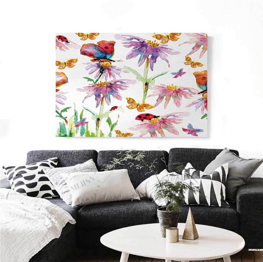 Amazon.com: homehot Shabby Chic Wall Paintings Watercolor Hand Painting