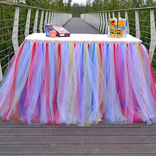 Stuffwholesale Fitted Party Table Skirt Children Party Decoration Table Cloth (New style#9)