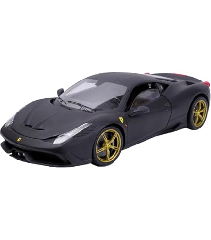 Amazon.com: Hot Wheels Ferrari 458 Italia Spider Matt Black Elite