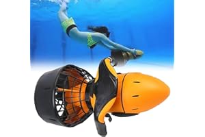 Mcamgiczin Underwater Scuba Sea Scooter 300W Electric Sea Scooter Dual Speed Underwater Propeller Diving Pool Scooter Water S