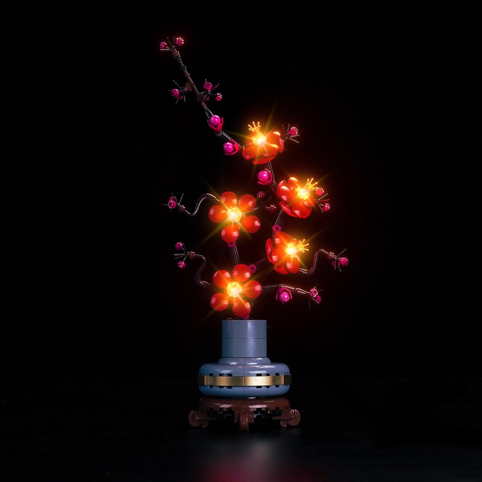 Led Light Set Compatible with Lego Plum Blossom (No Model), Decoration Lighting Set for 10369 Icons Plum Blossom Flower Décor Creative Toys — image 1