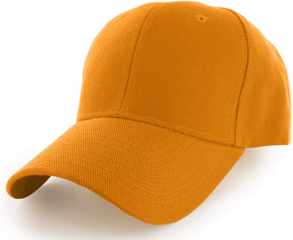 Plain Baseball Cap Adjustable Men Women Unisex | Classic 6-Panel Hat | Outdoor Sports Wear (20+Colors)