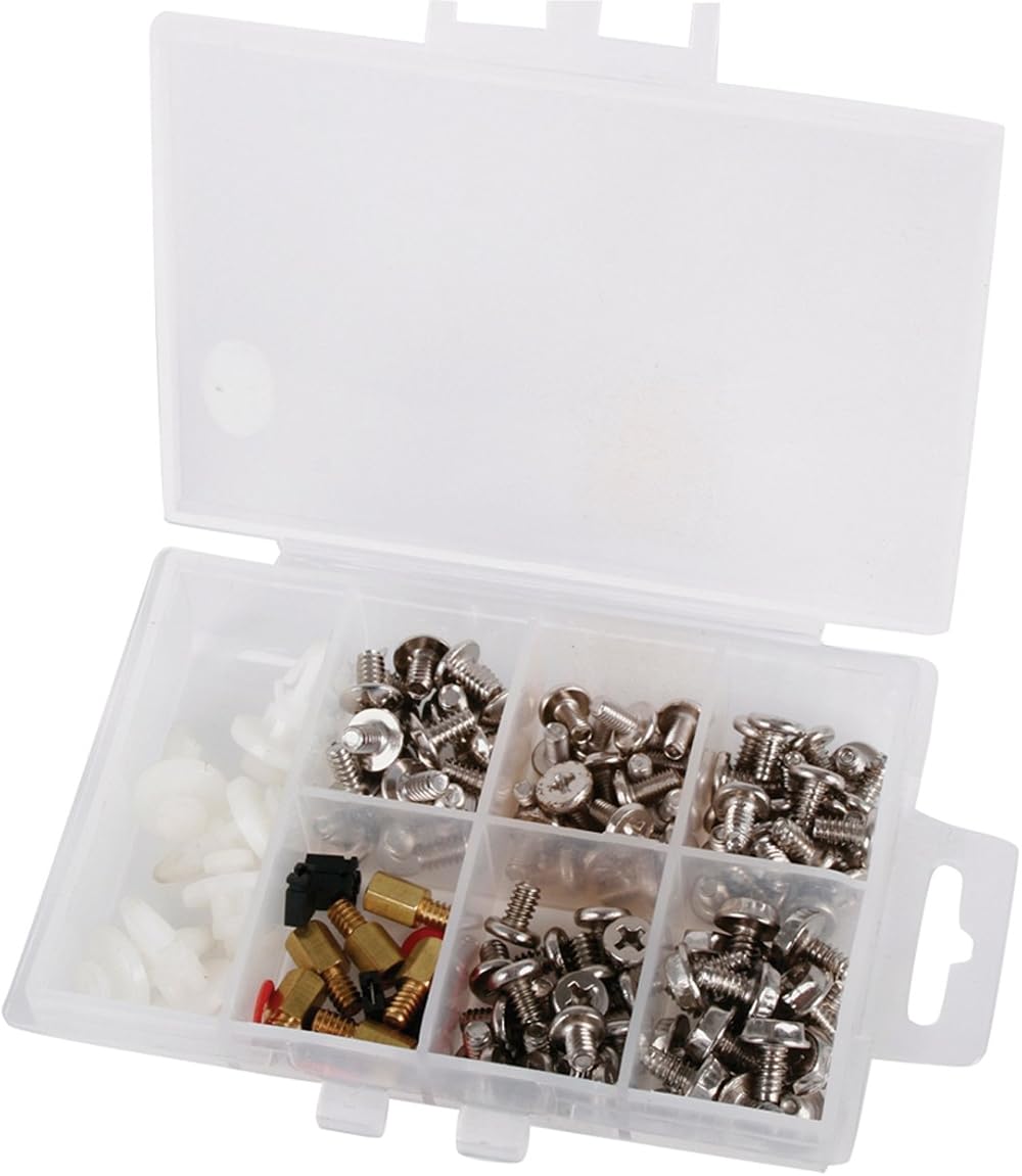 Konig Assorted Computer Screw Set Mounting Kit for PC Components Case Hard Drive