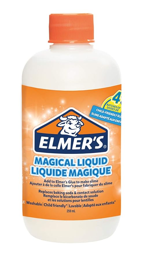 Elmers Liquido Magico Per Slime Ottimo Per Realizzare Slime Flacone Da 259 Ml Incolore
