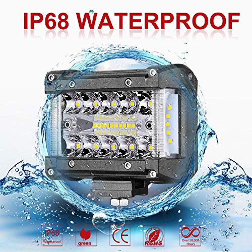 image for Side Shooter LED Pods, OFFROADTOWN 2pcs 4