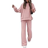 KIRUNDO Spring Fall Sweatsuits Women 2 Piece Outfit Lounge Sets 2026 Matching Airport Travel Sweatshirt Sweatpants Tracksuit