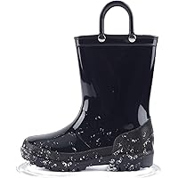 HugRain Toddler Kids Lightweight Adorable Rain Boots