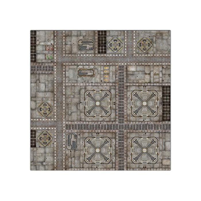 Buy Inked Playmats Space Port Wargaming 36x36 Inch Tabletop Mat