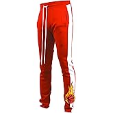 SCREENSHOT Men's Premium Fitness Warm-up Slim Fit Classic Track Pants Winter