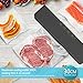 Vacuum Sealer Machine,LOZAYI Vacuum Sealer Compact Design Easy to Clean Safty Antomatic Food Sealer with Dry and Moist Modes for Wet and Dry Food Preservation Black
