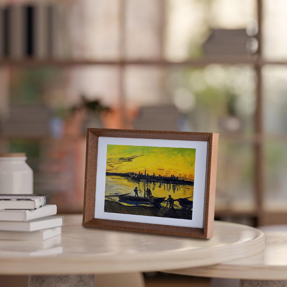 Picture Frames 8X10 Photo Frame with Mount for Image Size 10 x 8 inches to Hang Portrait or Landscape (XK02801,10")