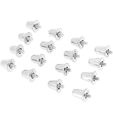 Gilbert - Aluminium Cleat 18/21 mm &ndash; Aluminium Football Cleats &ndash; Metallic Silver &ndash; One Size fits All