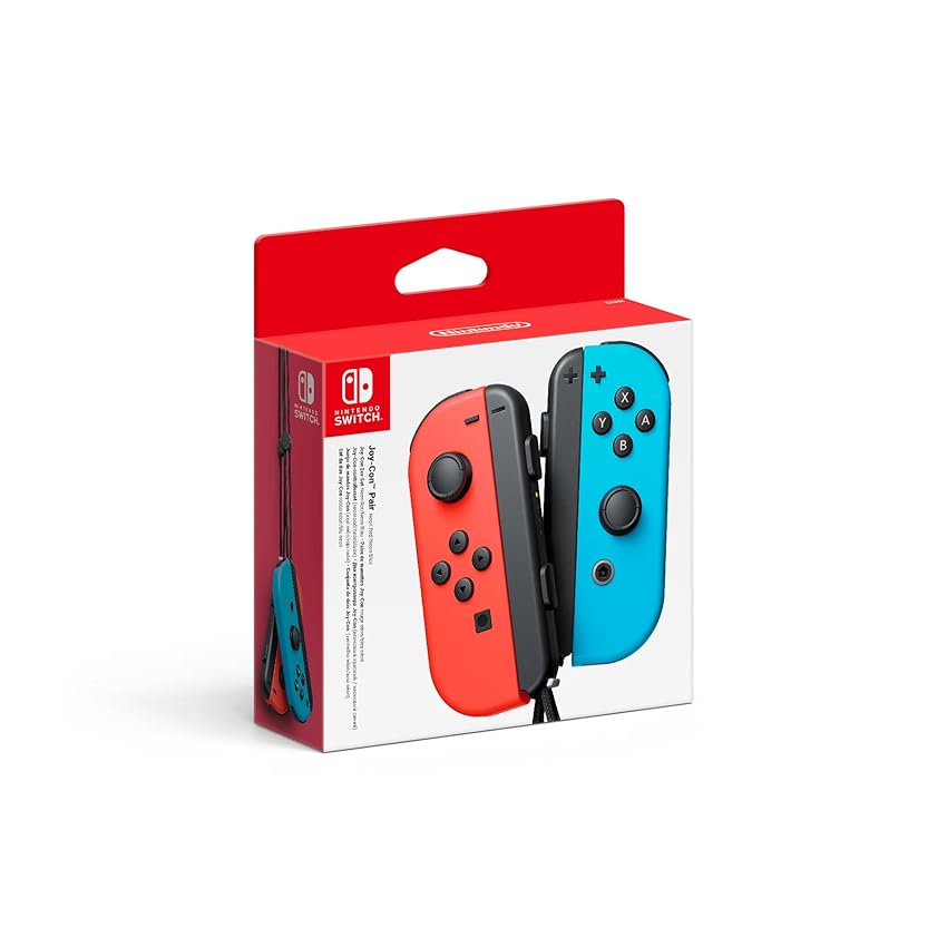 Nintendo Switch Controller Set da 2 Joystick, Rosso e Blu