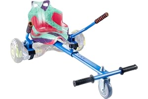 LJX Hoverboard Seat Attachment, Go Kart, Hoverboard Accessories for 6.5” 8” 10” Hoverboard, Suitable for All Ages