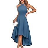 DRESSTELLS Formal Cocktail Dresses for Women, Wedding Guest Halter High Low Valentine Dress 2026