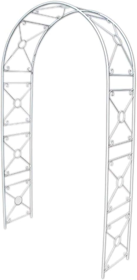 Amazon Co Jp フラワーアーチ ガーデンアーチ スライド ローズアーチ バラアーチ 薔薇 アーチ パイプ径 13mm バラ 菜園 組み立て 支柱 園芸 家庭菜園 ガーデニング用品 ブラック 高さ240cm 幅110cm 奥行38cm ホーム キッチン