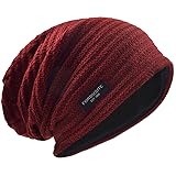 VECRY Men's Slouchy Beanie Knit Crochet Rasta Cap